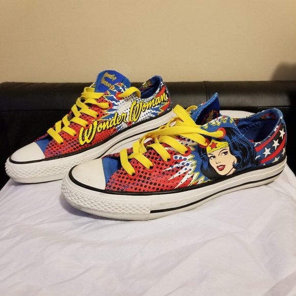 wonder woman converse size 8